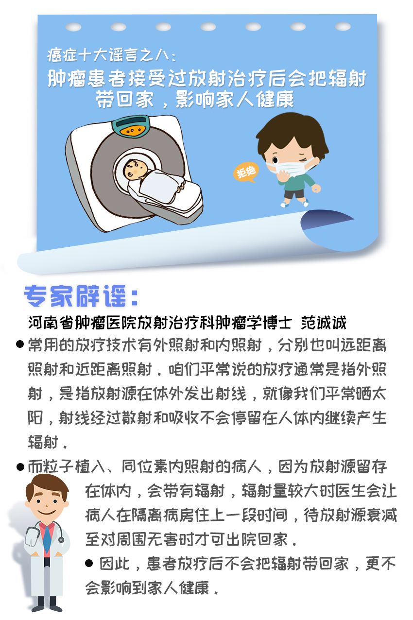 放射性辐射对身体伤害症状,放射治疗会对家人有辐射吗