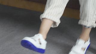 不烧脚又好看的运动风凉鞋推荐,小蓝羊凉鞋男测评