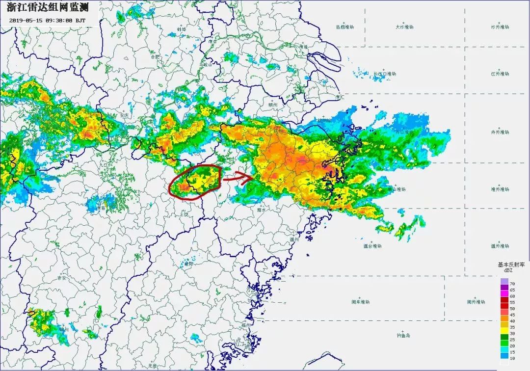 中央气象台发布暴雨预警金华天气,金华今天暴雨最新消息