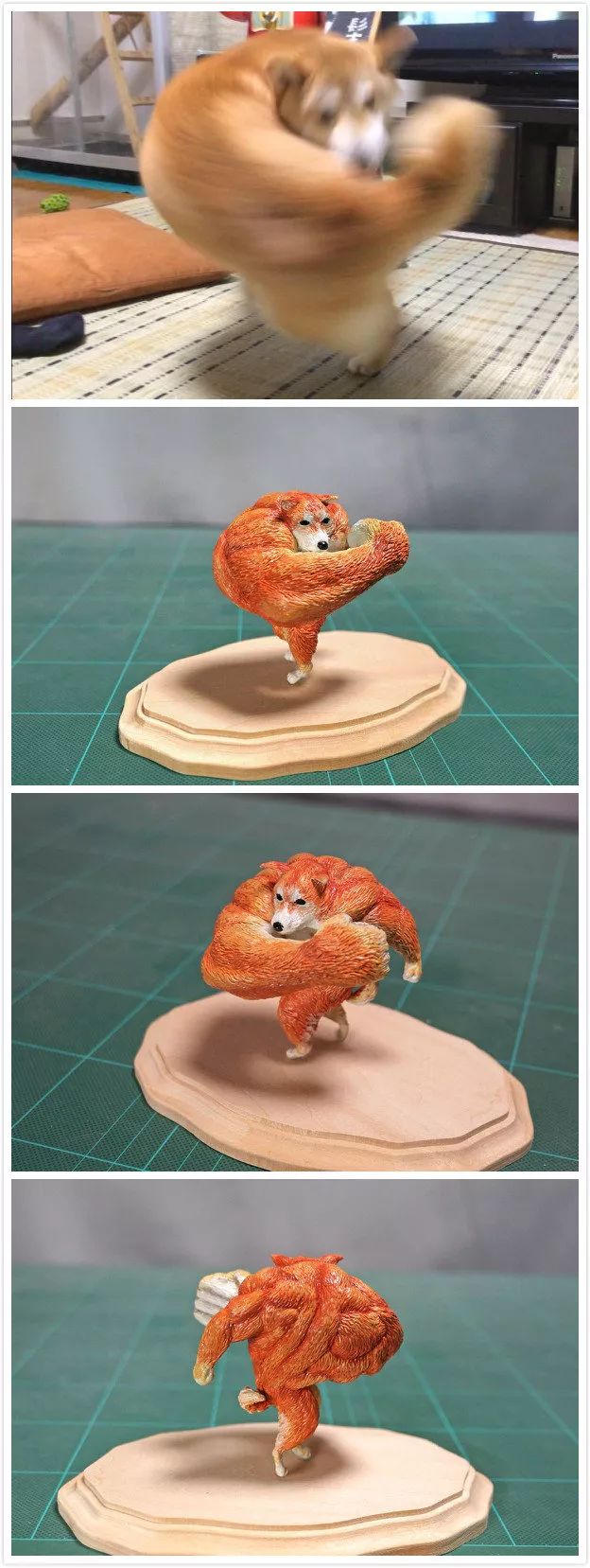 日本“手工鬼才”捏的小动物模型，比表情包还沙雕