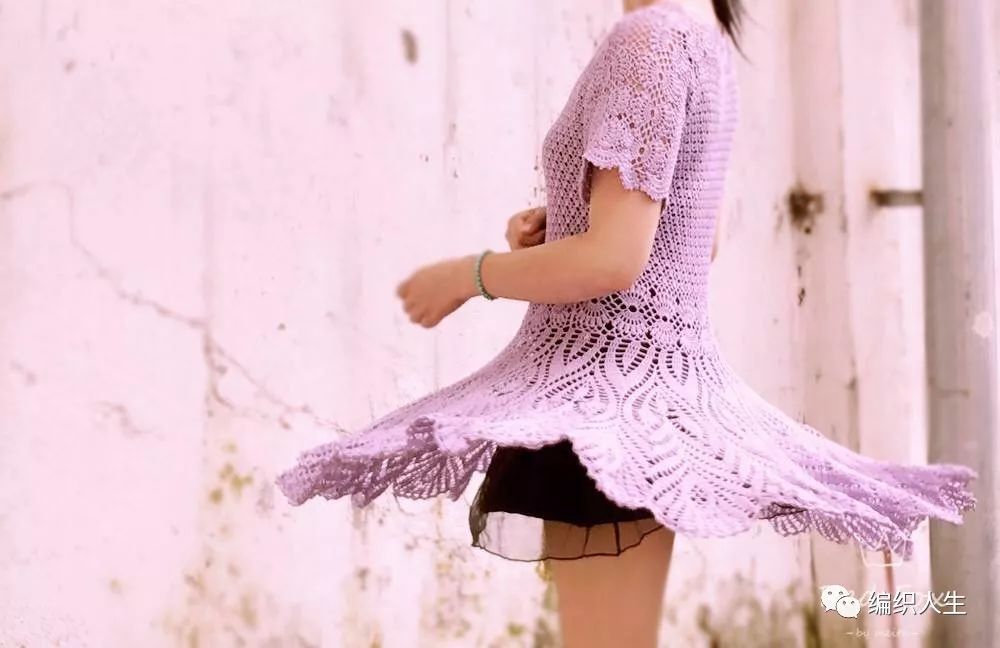 微课丨“含笑”浪漫的钩针连衣裙，6月4日晚8点上课