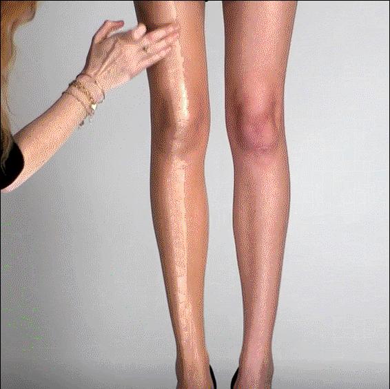 现在流行像林允一样给全身化妆，再也不愁脸太小化妆品都用不完了