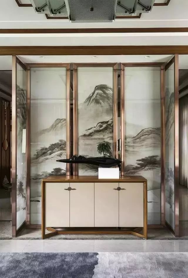 100个经典玄关案例,新中式玄关设计图片大全集