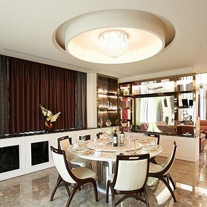 三浦友和豪宅的室内景