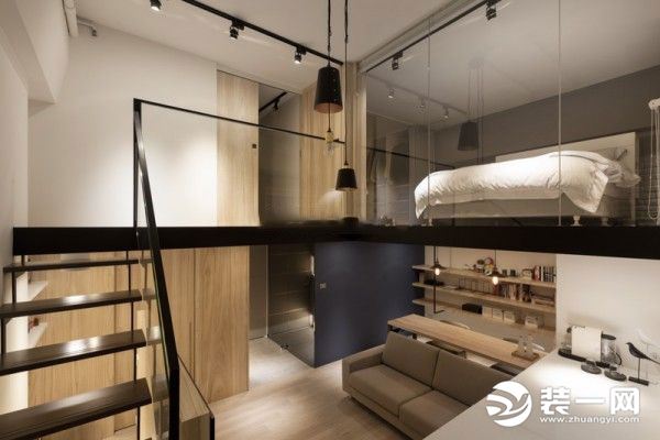 20-30平loft装修效果图,60平米层高4.5米loft装修效果图