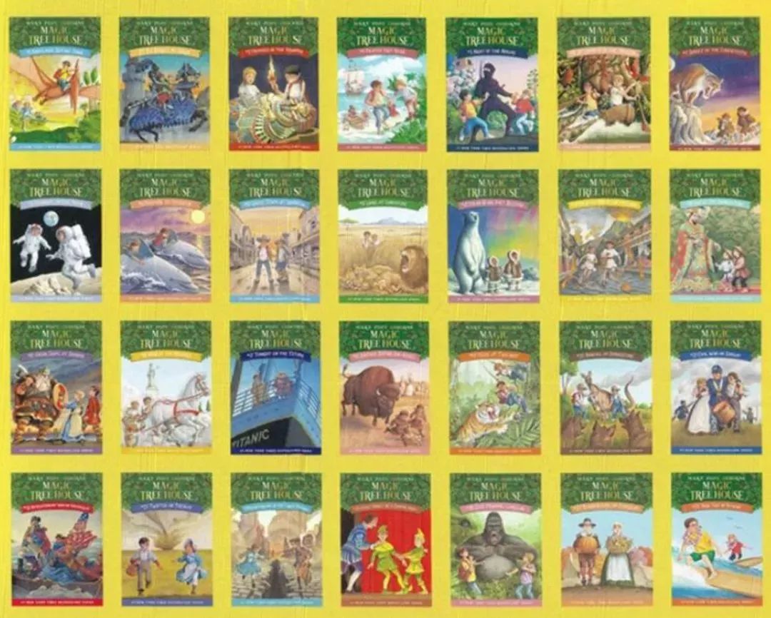 树屋英文原版书单推荐,英文童书神秘树屋
