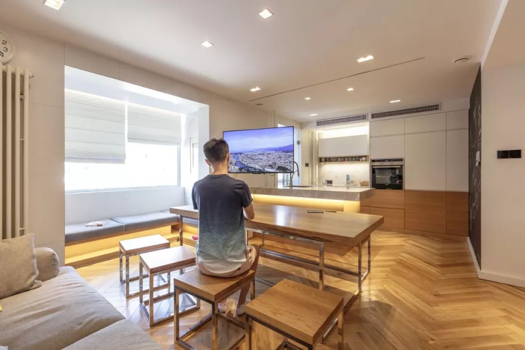 小面积客厅阳台改书房装修效果图,客厅书房阳台一体装修效果图欣赏