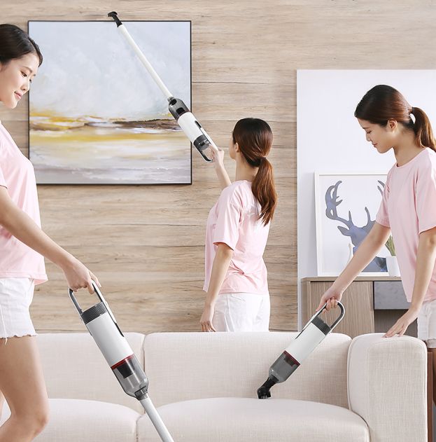 无绳便携式吸尘器,不用充电的家用小型吸尘器