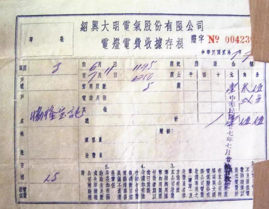 攒了80多年的电费单告诉你中国的电价