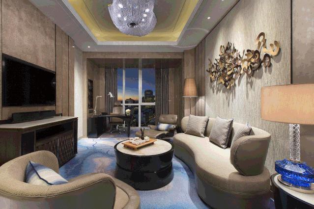 烟台万达文华酒店多少层,烟台芝罘万达广场文华酒店