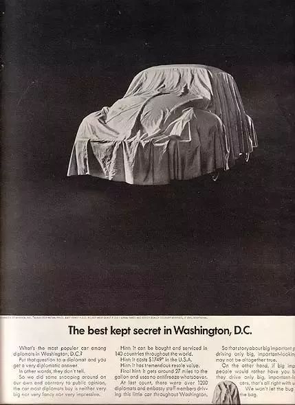 甲壳虫停产广告,甲壳虫经典广告语