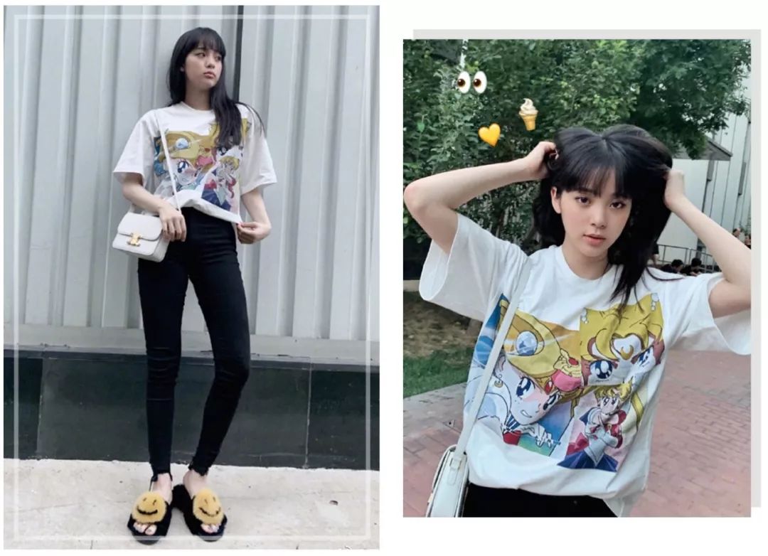 欧阳娜娜张子枫生日礼物,张子枫欧阳娜娜杂志同款衣服