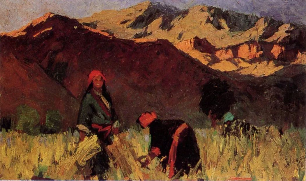 中国油画家朱乃正,朱乃正油画目前值得收藏吗