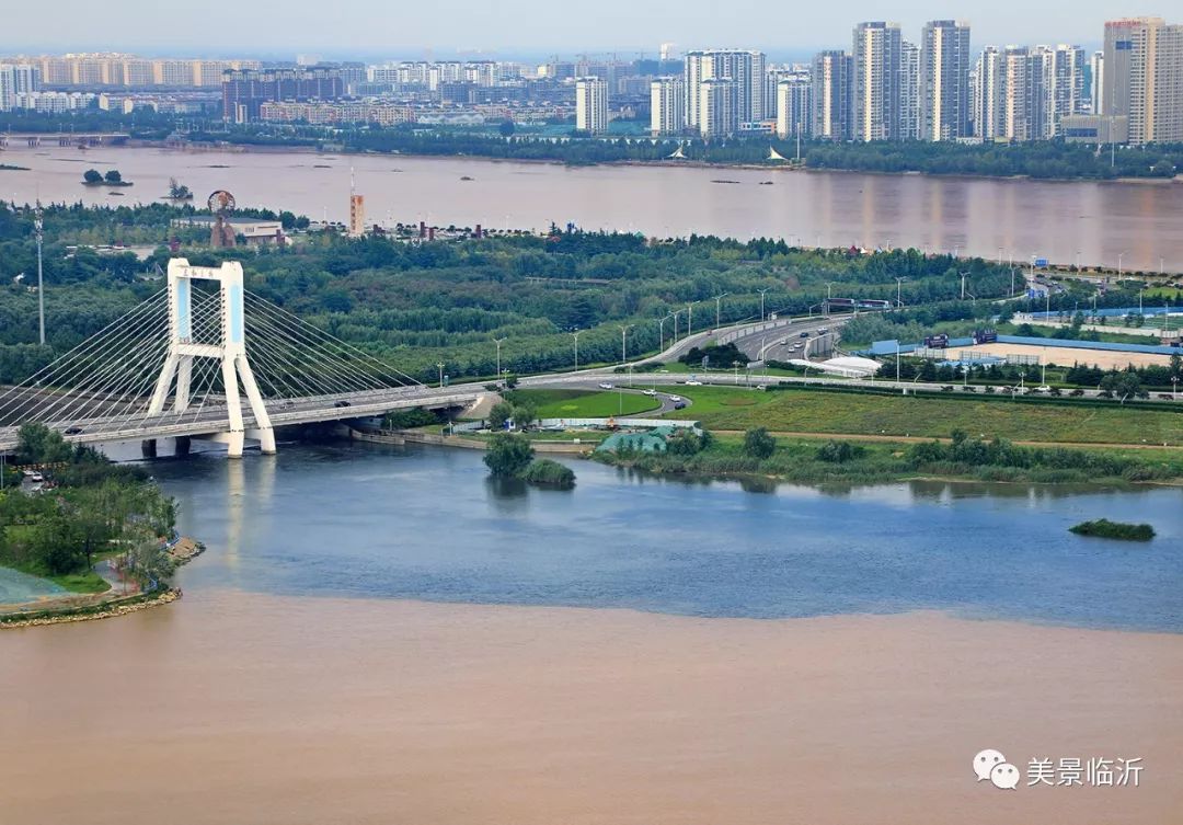 刷屏了！临沂三河口再现“琅琊八景”之“沂水拖蓝”！
