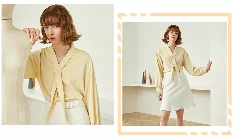 优雅知性衬衫怎么穿好看,简单的衬衫这样穿也好看