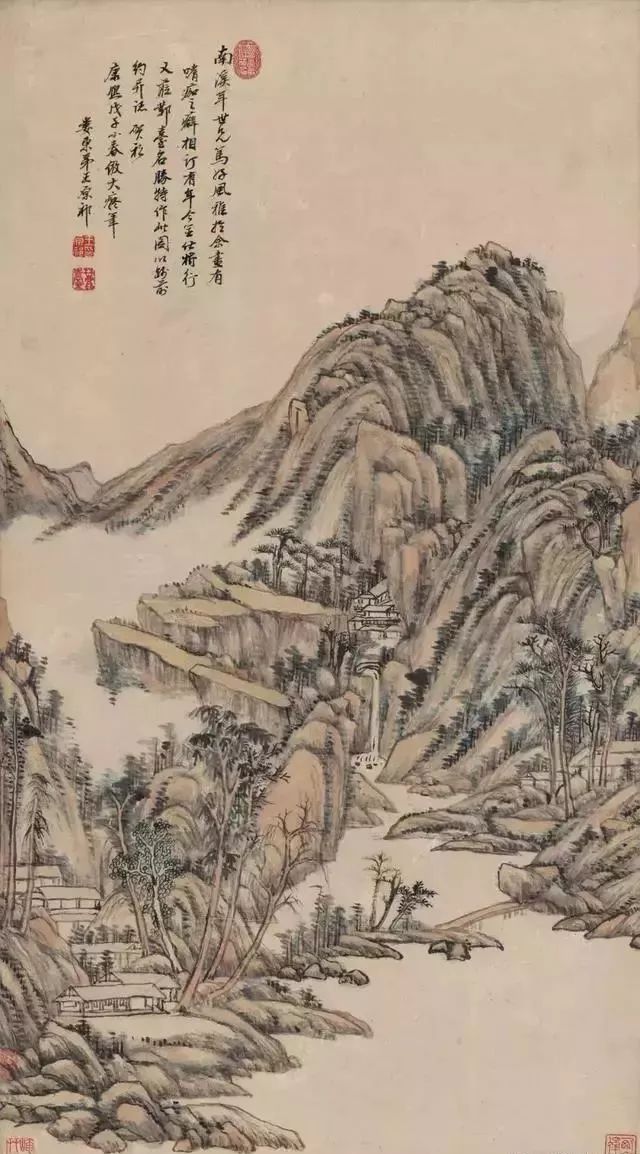 清初画坛之四王与四僧的较量,清初画坛六大家