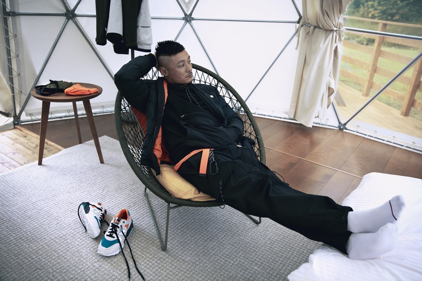 newbalance联名余文乐穿搭,余文乐newbalance