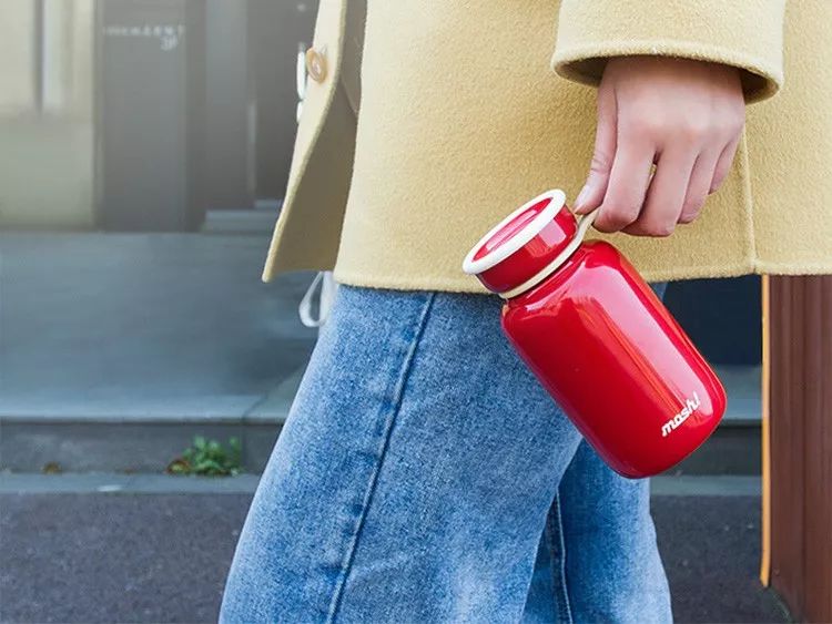 风靡日本的超小保温杯,日本潮牌纯钛保温杯大全