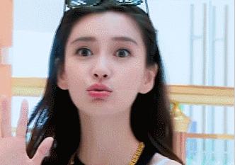 杨颖全唇妆,angelababy唇妆画一半