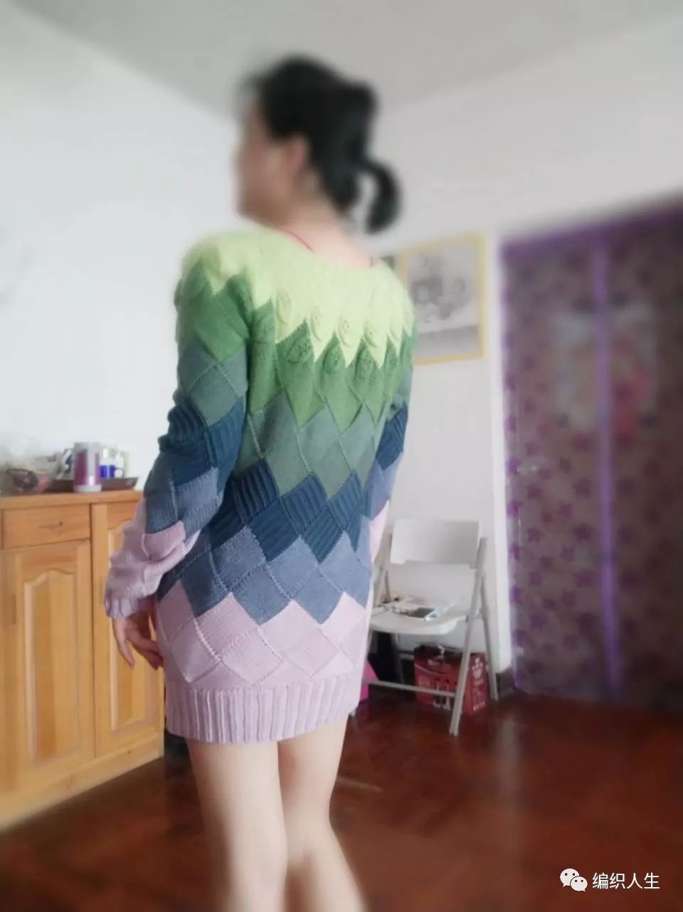 日本白桦正针毛衣编织视频,白桦裙子编织详细教程