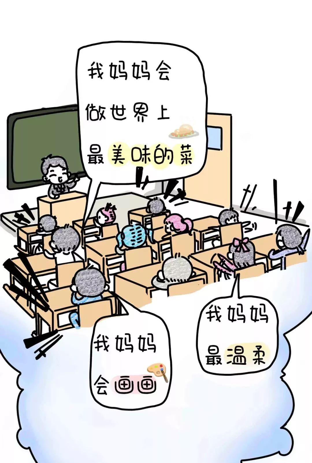 我妈妈很爱唠叨,我妈妈性格特别暴躁特别喜欢吼我