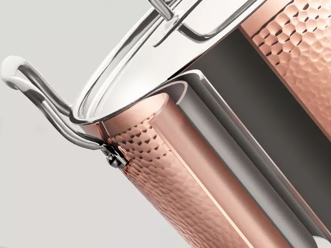 墨绿复古锅,复古纯铜锅图片