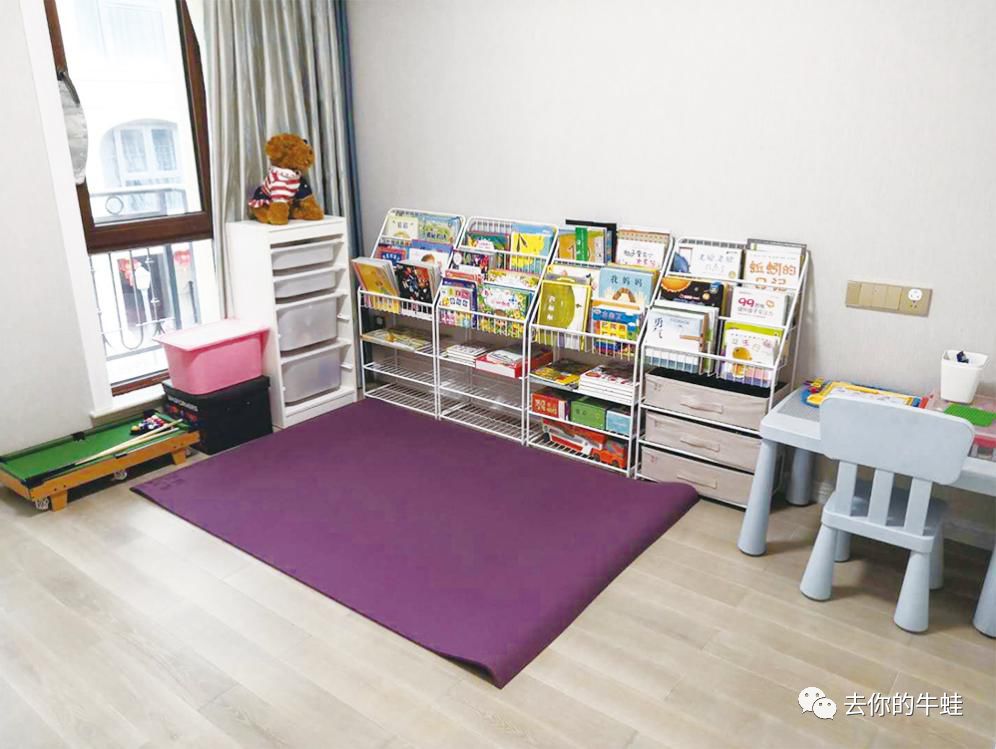 马卡龙书架+阅读地垫+阅读小桌,书香三连打造阅读角