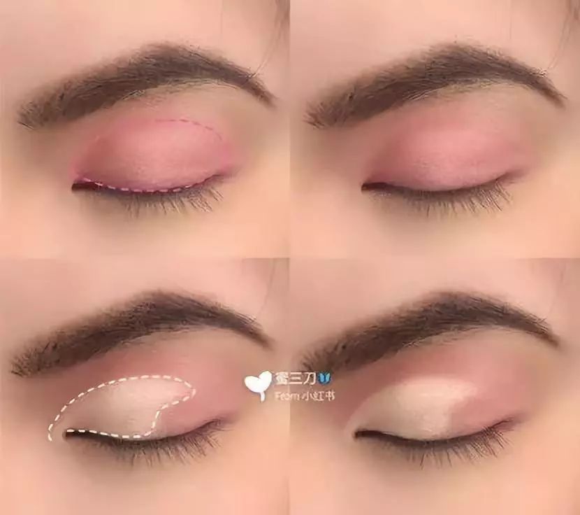 单眼皮肿眼泡轻欧美眼妆教程,单眼皮肿眼泡无眼影眼妆教程