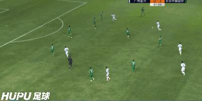 北京中赫国安巴坎布绝平恒大,巴坎布第二个进球