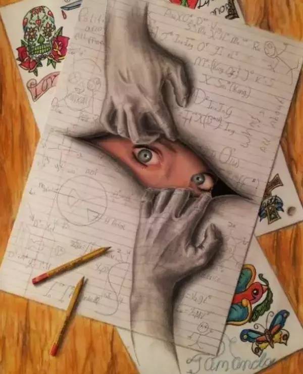 黑暗3d绘画作品,不敢相信眼睛的3d画