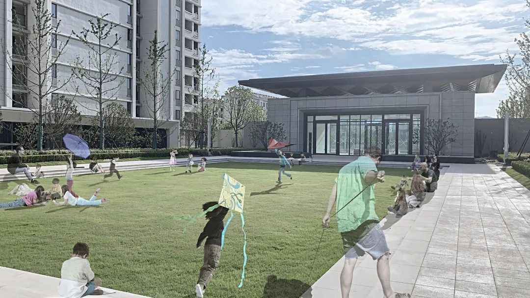 城市景观片区设计案例图,如何做出优秀的居住区景观设计