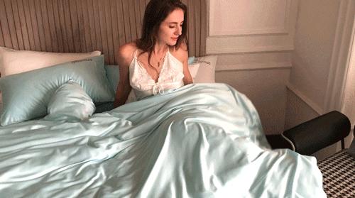 媲美真丝床品的品牌是什么,抑菌美肤床品四件套