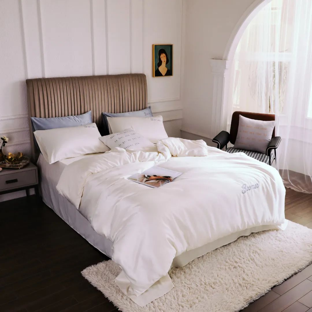 媲美真丝床品的品牌是什么,抑菌美肤床品四件套