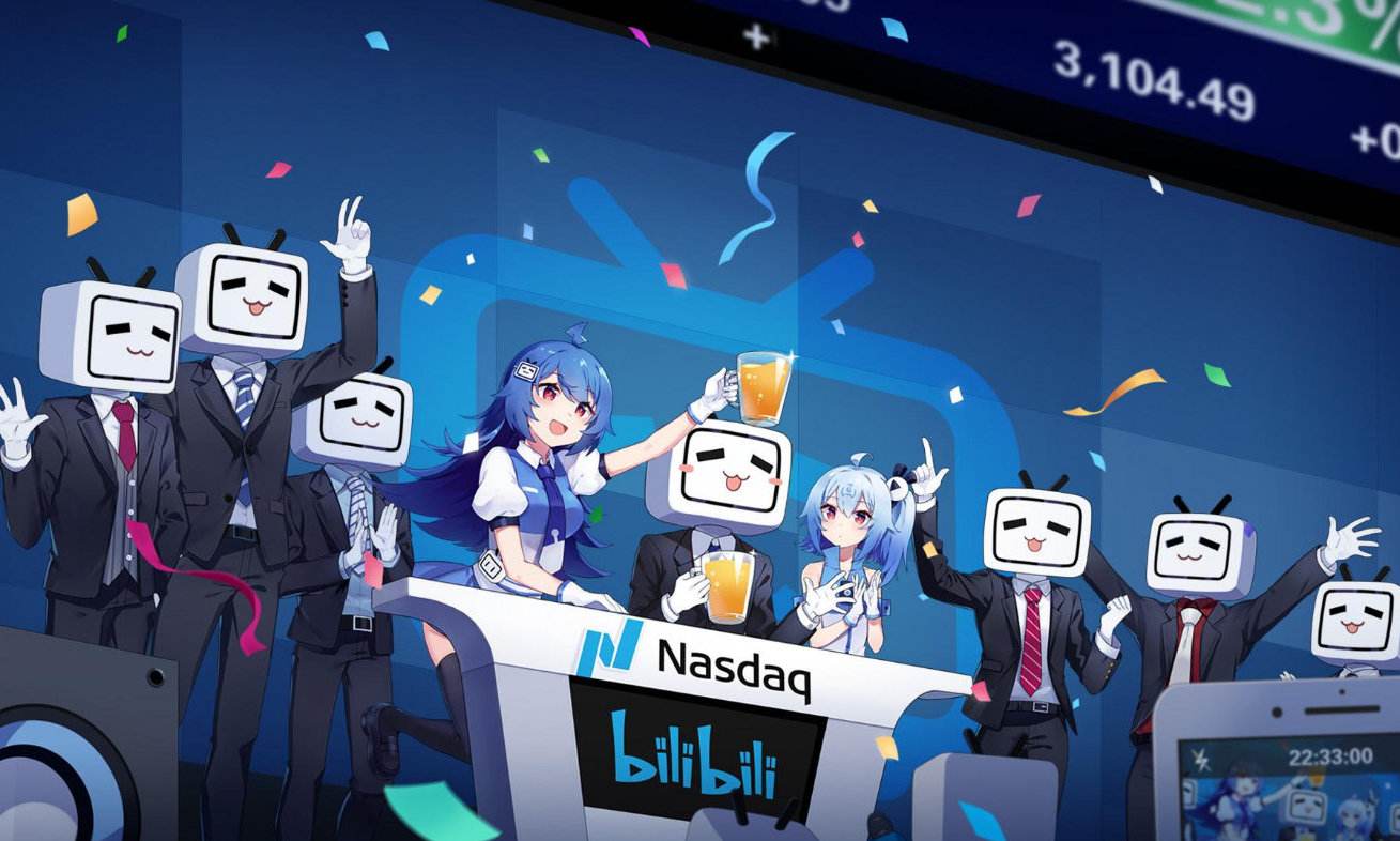 哔哩哔哩2019市值是多少亿美元,哔哩哔哩大股东腾讯和阿里巴巴