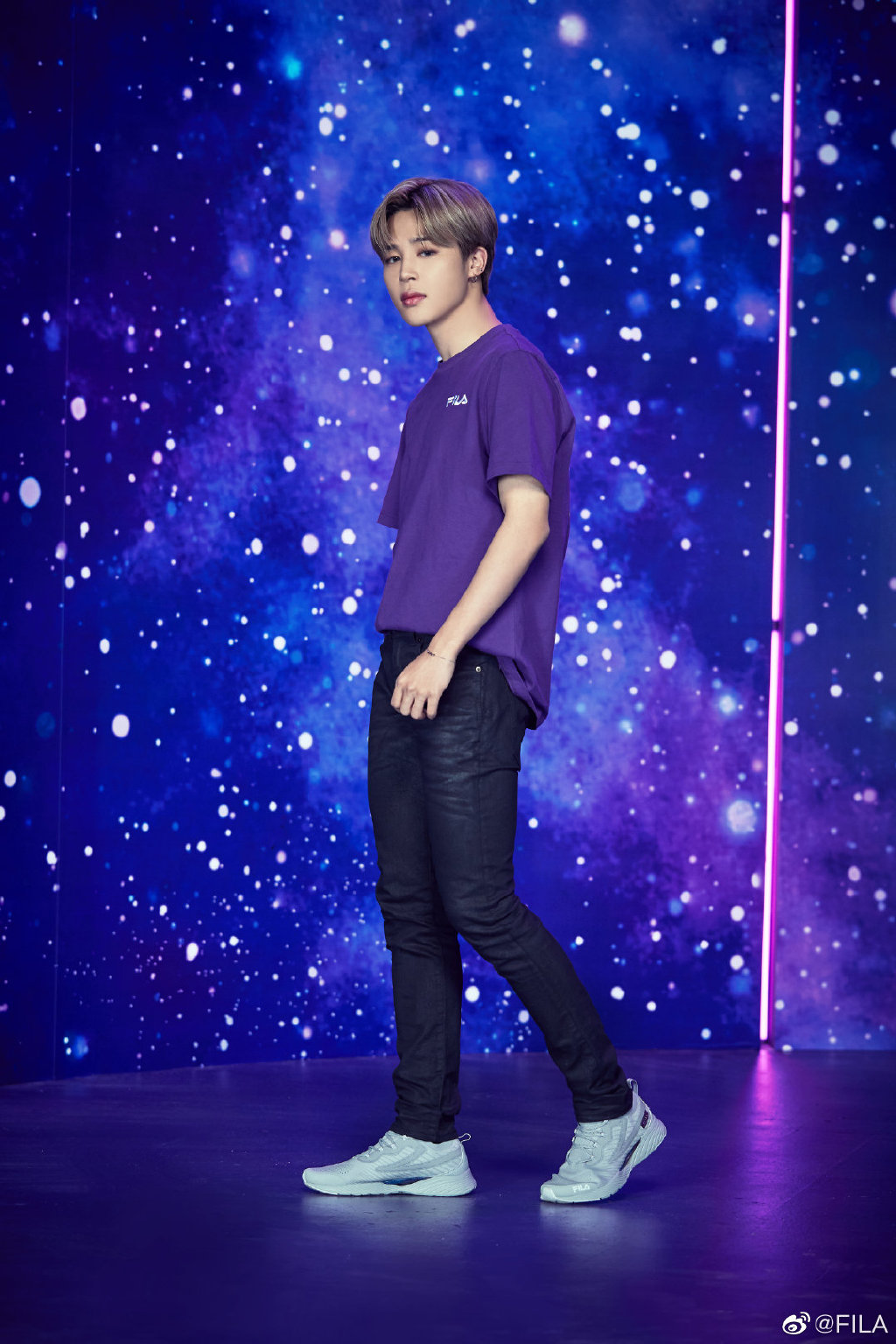 fila代言人防弹,防弹少年团最新宣传海报