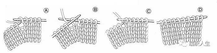 棒针织毛衣怎么看图解,怎样看棒针加针减记号