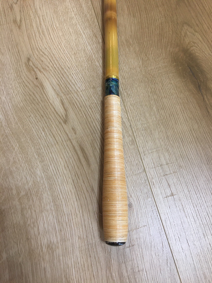 茶杆竹DIY抄网杆，钓友看看效果怎么样？