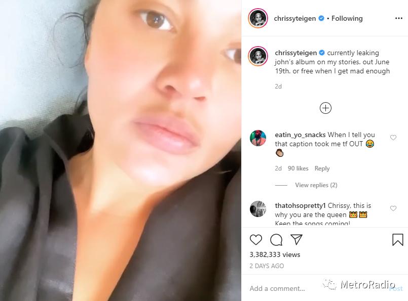 JohnLegend，我劝你最好别惹急我！|MetroDaily24/7