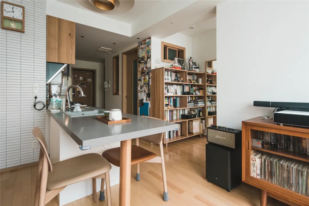 客餐一体设计小户型,客厨一体日式小户型