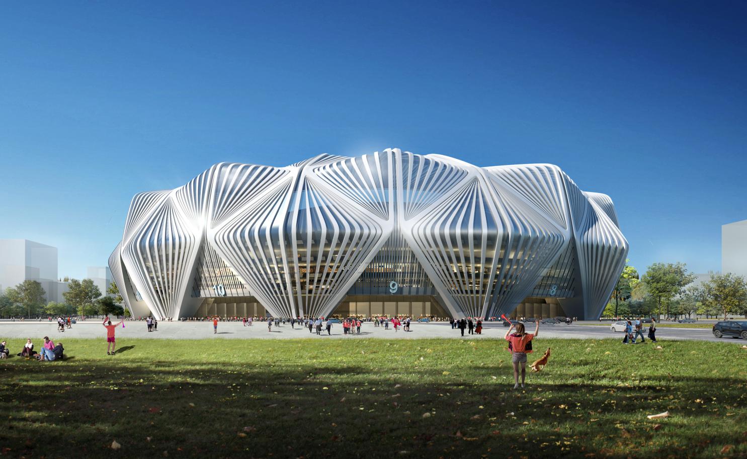 恒大新主场造型怎么样,广州恒大新球场设计效果图视频