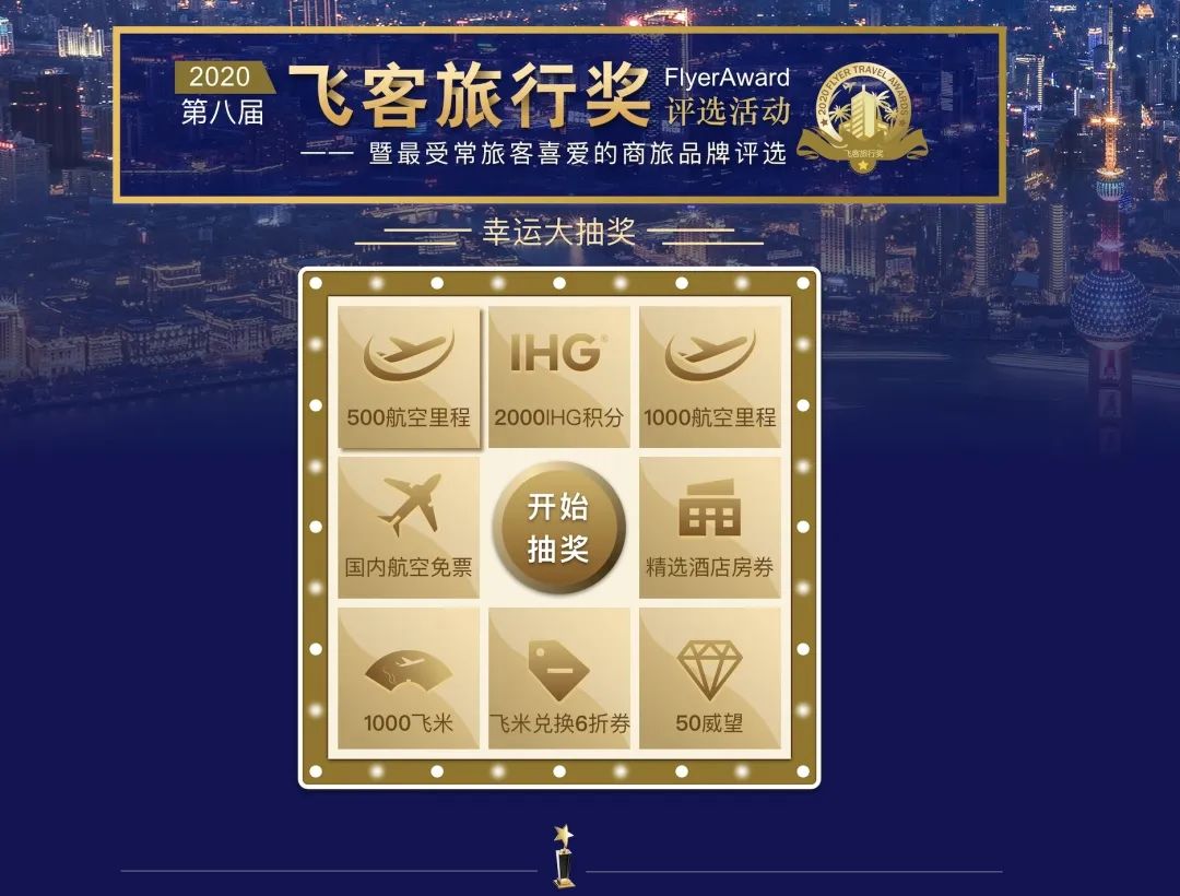 「商旅奥斯卡」第八届飞客旅行奖评选期待您的参与