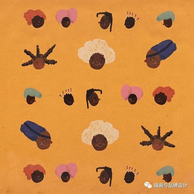 插画丨抽象复古的画面有没有带给你一些童年的回忆呢？