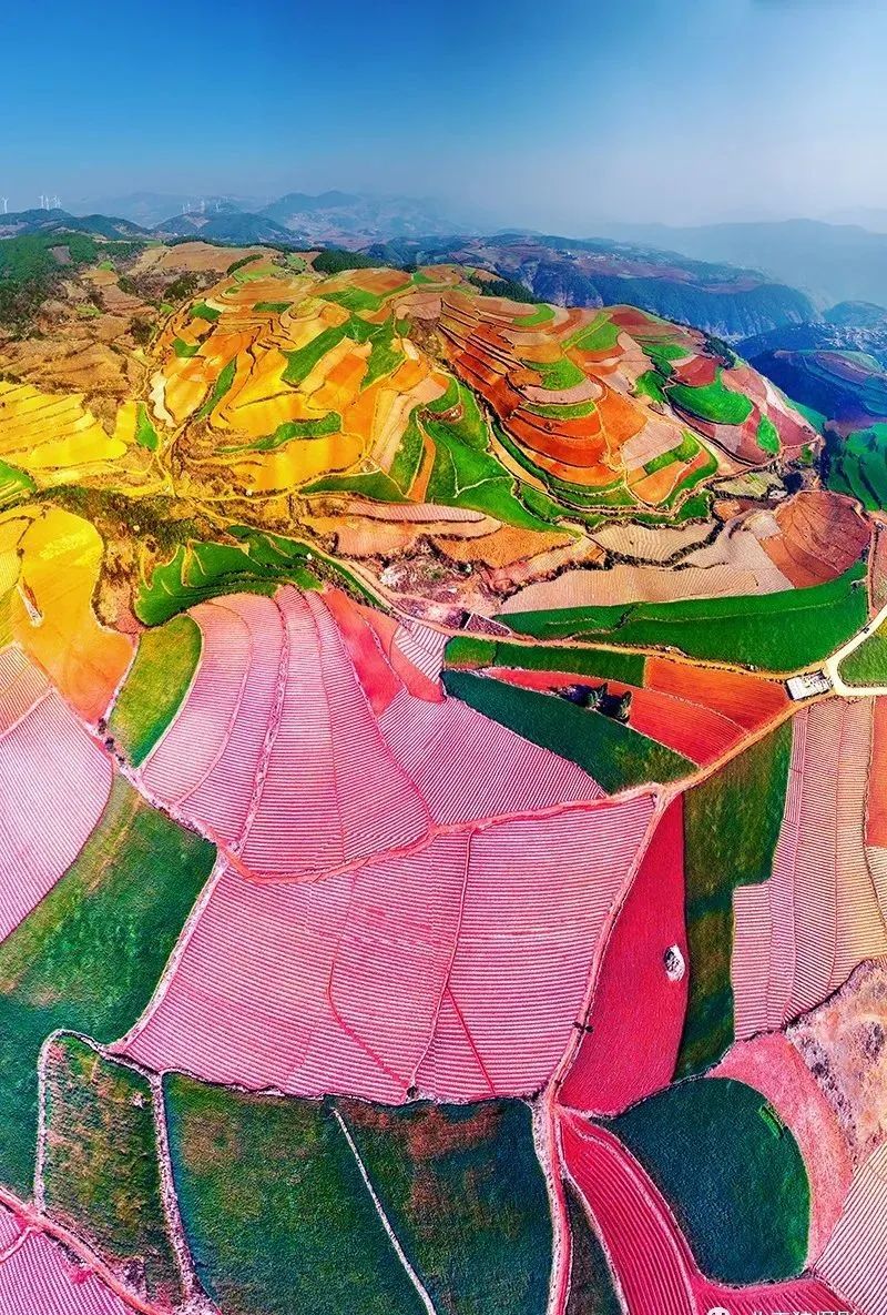 最美东川红土地,用上帝的视角看昆明