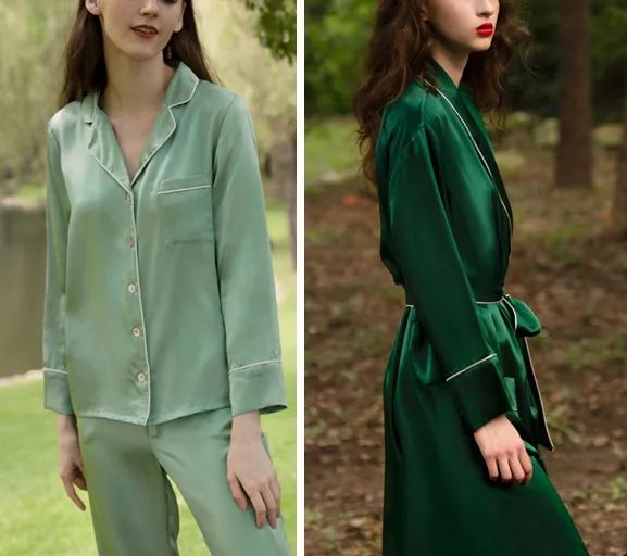 意大利纯棉夏季睡衣,轻奢莫代尔棉睡衣秋冬气质