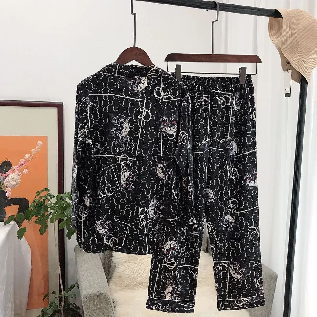 高档可爱甜美ins风纯棉睡衣,天丝棉轻奢短袖睡衣