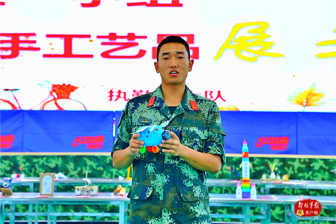兵哥哥的创意手工,部队特色的手工艺品图片