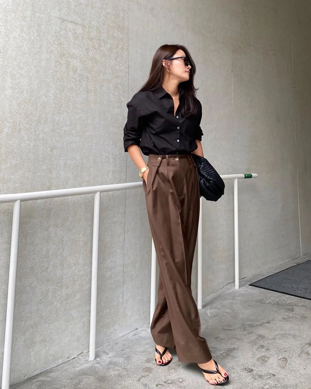 夏季简约风韩国ins穿搭博主高级感,韩国穿搭ins时尚博主冬