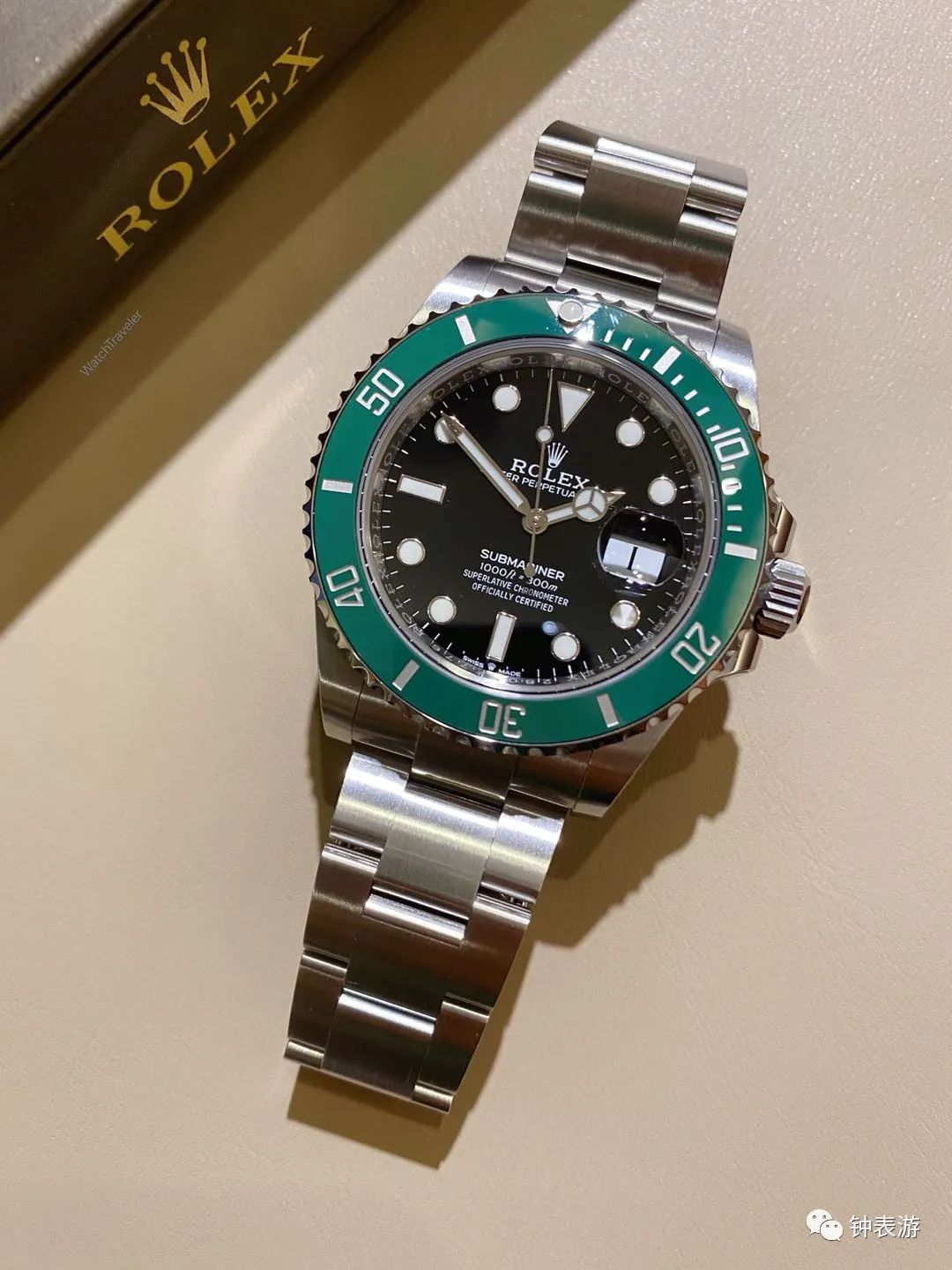 劳力士绿鬼和黑间金,劳力士新款绿水鬼超强放大细节图