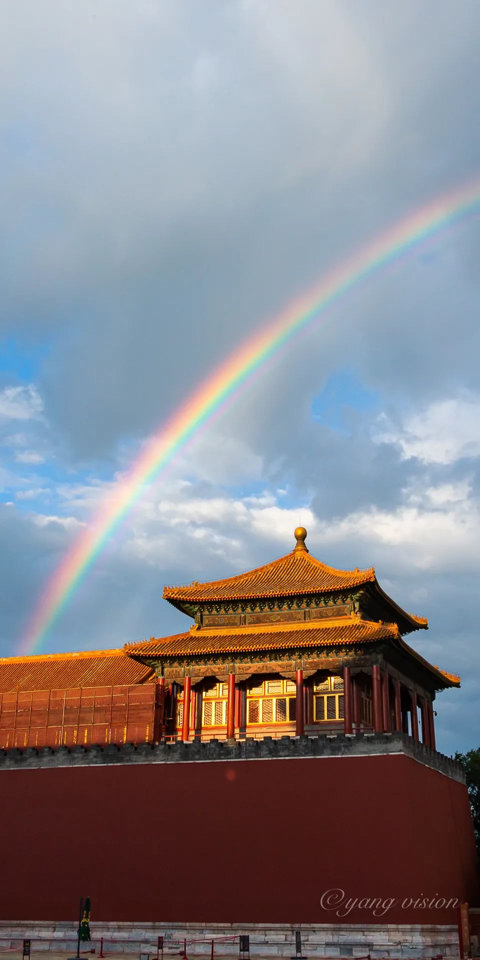 北京出现彩虹现象,北京多地惊现彩虹