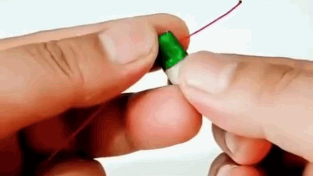 自制绑钢丝神器教程,自制绑小钩子最简单的方法